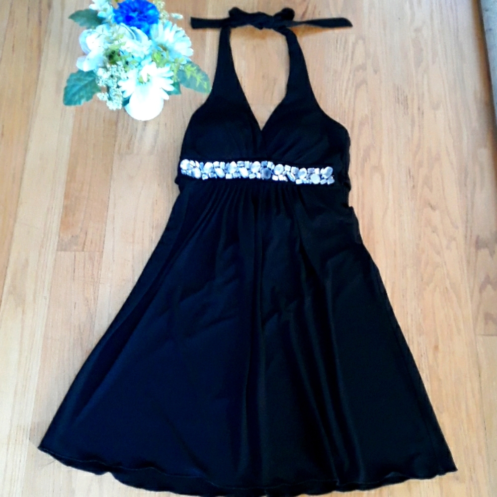 Black Halter Dress Size Small